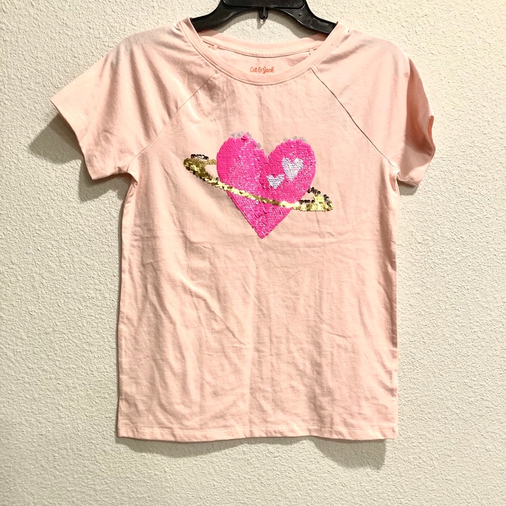 Cat & Jack Heart Top
